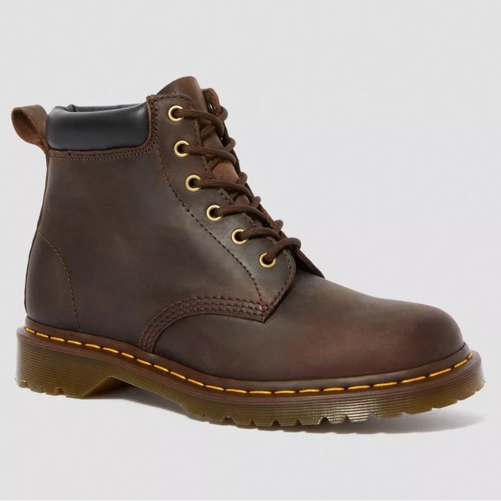 NWOT Doc Dr Martens Crazy Horse 939 Ben Boot Size 6M/7W Brown Durable Boot - Picture 2 of 10